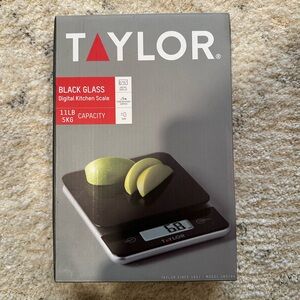 Taylor Black Glass Digital Scale